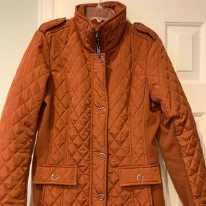 Orange Quilted Jacket Stitch Fix